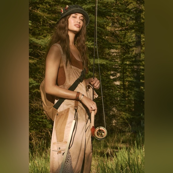 FP Movement by Free People Tan Utility Jumpsuit - Picture 2 of 6